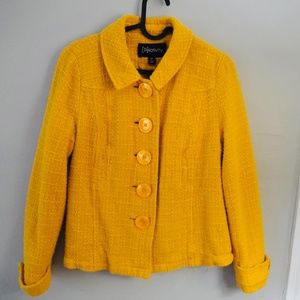 mustard colored blazer